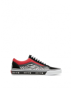 VANS OLD SKOOL - KOREAN TYPOGRAPHY RACING RED/TRUE WHITE