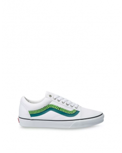VANS OLD SKOOL - (WAVE) TRUE WHITE/MULTI