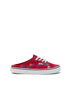 VANS AUTHENTIC MULE - (OVERSPRAY) RACING RED/TRUE WHITE