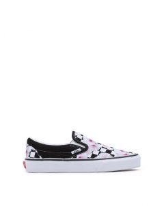 VANS CLASSIC SLIP-ON - HIBISCUS CHECK BLACK