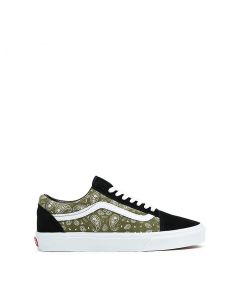 VANS OLD SKOOL - PAISLEY SUEDE BLACK/OLIVE