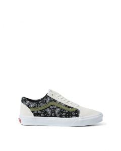 VANS OLD SKOOL - PAISLEY SUEDE WHITE/BLACK