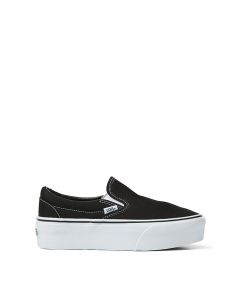 VANS CLASSIC SLIP-ON STACKFORM - CANVAS BLACK/TRUE WHITE