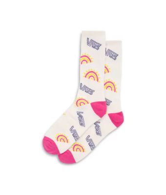VANS STAMPED CREW (6.5-9, 1PK) - ANTIQUE WHITE