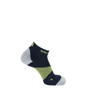SALOMON SOCK SPEED PRO /DRESS BLUE/LIME PUNCH