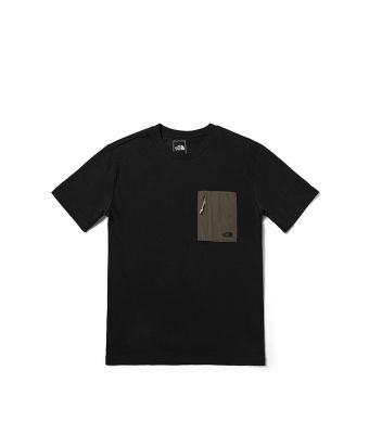 THE NORTH FACE M S/S HYBRID POCKET TEE (ASIA SIZE) - TNF BLACK