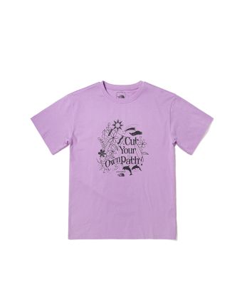 THE NORTH FACE W GEN Z OVERSIZED GRAPHIC TEE - AP - LUPINE