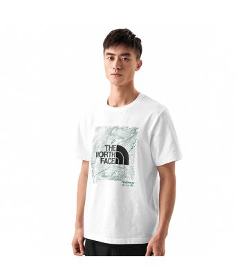 THE NORTH FACE M TRAILWEAR LOGO S/S TEE  (ASIA SIZE) - TNF WHITE