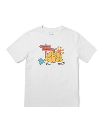 THE NORTH FACE M FOUNDATION CAMP S/S TEE - AP - TNF WHITE