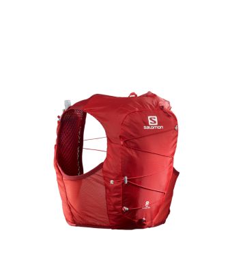 SALOMON ACTIVE SKIN 8 SET - GOJI BERRY/RED CHIL