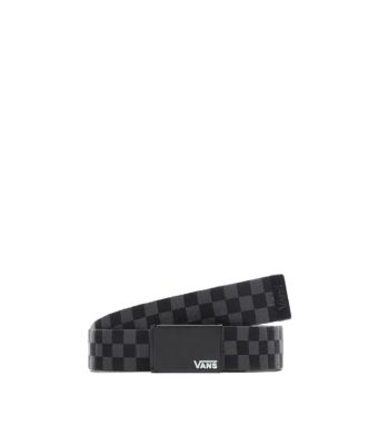 VANS DEPPSTER II WEB BELT - BLACK-CHARCOAL