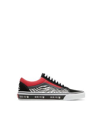 VANS OLD SKOOL - KOREAN TYPOGRAPHY RACING RED/TRUE WHITE