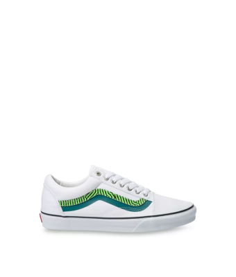VANS OLD SKOOL - (WAVE) TRUE WHITE/MULTI