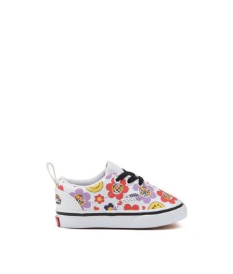 VANS ERA ELASTIC LACE ( 1-4 YEARS ) - RADICALLY HAPPY TRUE WHITE