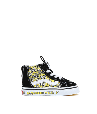 VANS TODDLER  SK8-HI ZIP ( 1-4 YEARS ) - MOONEYES BLACK/YELLOW