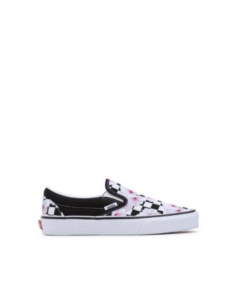VANS CLASSIC SLIP-ON - HIBISCUS CHECK BLACK