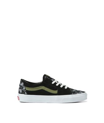 VANS SK8-LOW - PAISLEY SUEDE BLACK