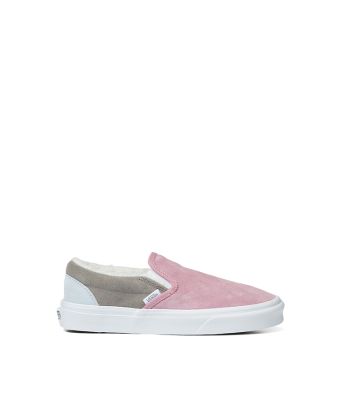 VANS CLASSIC SLIP-ON - PIG SUEDE/SHERPA MULTI COLOR