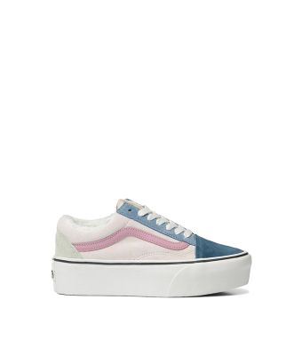 VANS OLD SKOOL STACKFORM - PIG SUEDE/SHERPA MULTI COLOR