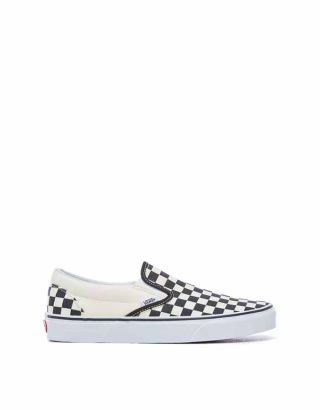 VANS CLASSIC SLIP-ON - BLK&WHTCHCKERBOARD/WHT