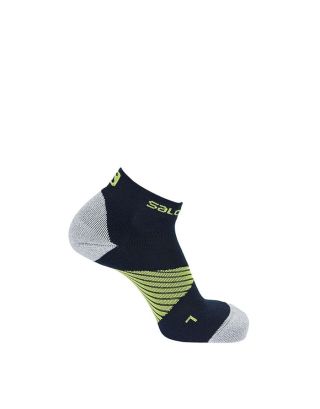 SALOMON SOCK SPEED PRO /DRESS BLUE/LIME PUNCH