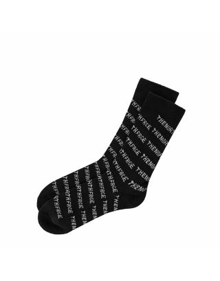 THE NORTH FACE REFLECTIVE SOCKS  (ASIA SIZE) -TNF BLACK