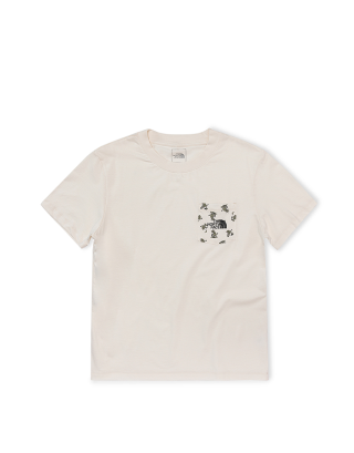THE NORTH FACE M LOGO POCKET TEE (ASIA SIZE) - GARDENIA WHITE