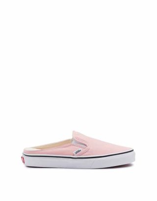 VANS CLASSIC SLIP-ON MULE - POWDER PINK/TRUE WHITE