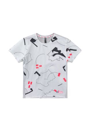 M PRINT SUNRISER S/S SHIRT (ASIA SIZE) - TNF WHITE TRA