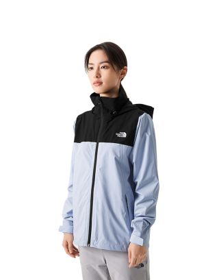 THE NORTH FACE W SANGRO DRYVENT JACKET (ASIA SIZE) - DUSTY PERIWINKLE-TNF BLACK