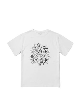 THE NORTH FACE W GEN Z OVERSIZED GRAPHIC TEE - AP - WHITE