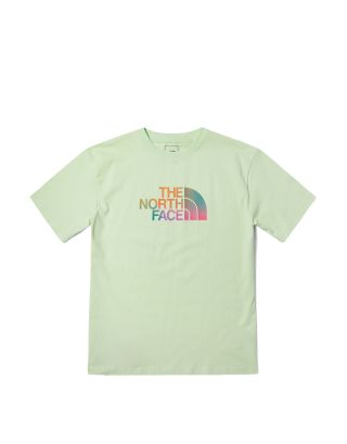 THE NORTH FACE W S/S RAINBOW HALF DOME T (ASIA SIZE) - LIME CREAM