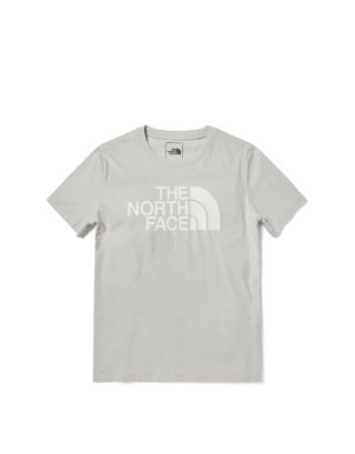 THE NORTH FACE W FOUNDATION LOGO S/S TEE (ASIA SIZE) - TIN GREY