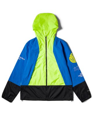 THE NORTH FACE M TRAILWEAR WIND WHISTLE JKT - LED YELLOW/SUPER SONIC BLUE/TNF BLACK 