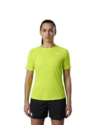 THE NORTH FACE W SUMMIT HIGH TRAIL RUN S/S - LED YELLOW