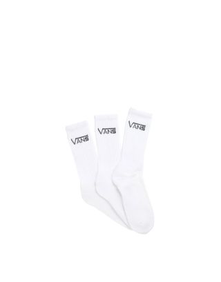 VANS CLASSIC CREW (6.5-9, 3PK) - WHITE