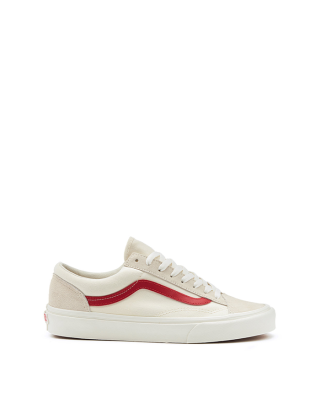 VANS STYLE 36 - MARSHMALLOW/RACING RED