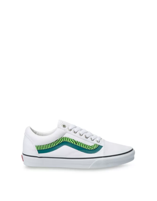 VANS OLD SKOOL - (WAVE) TRUE WHITE/MULTI