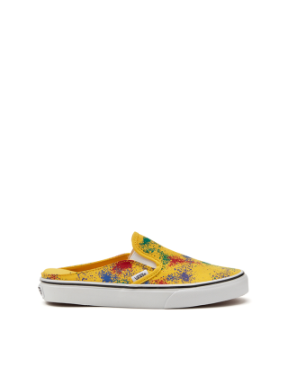 VANS CLASSIC SLIP-ON MULE - (OVERSPRAY) FREESIA/TRUE WHITE