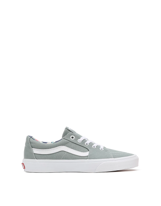 VANS SK8-LOW - (SMELL THE FLOWERS) GREEN MILIEU/TRUE WHITE