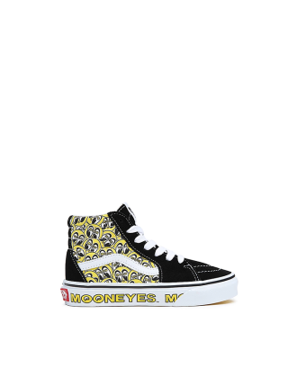 VANS KID SK8-HI ( 4-8 YEARS ) - MOONEYES BLACK/YELLOW