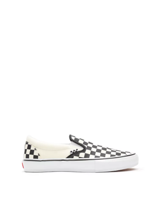 VANS SKATE SLIP-ON - (CHECKERBOARD) BLACK/OFF WHITE