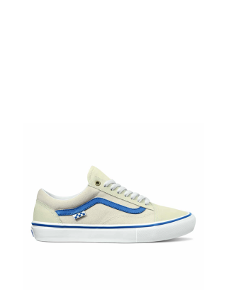 VANS SKATE OLD SKOOL - ( RAW CANVAS ) - CLASSIC WHITE