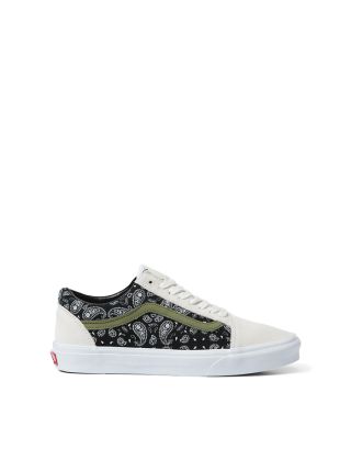 VANS OLD SKOOL - PAISLEY SUEDE WHITE/BLACK