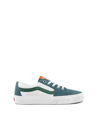 VANS SK8-LOW - VARSITY CANVAS BLUE/GREEN