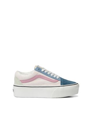 VANS OLD SKOOL STACKFORM - PIG SUEDE/SHERPA MULTI COLOR