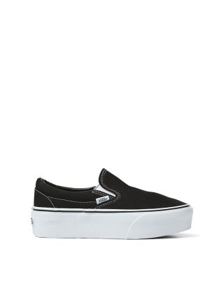 VANS CLASSIC SLIP-ON STACKFORM - CANVAS BLACK/TRUE WHITE